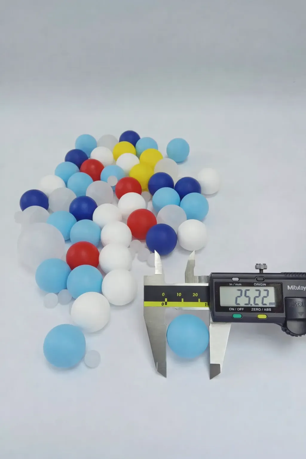 Precision fit 25.22mm (0.993 inch) plastic ball