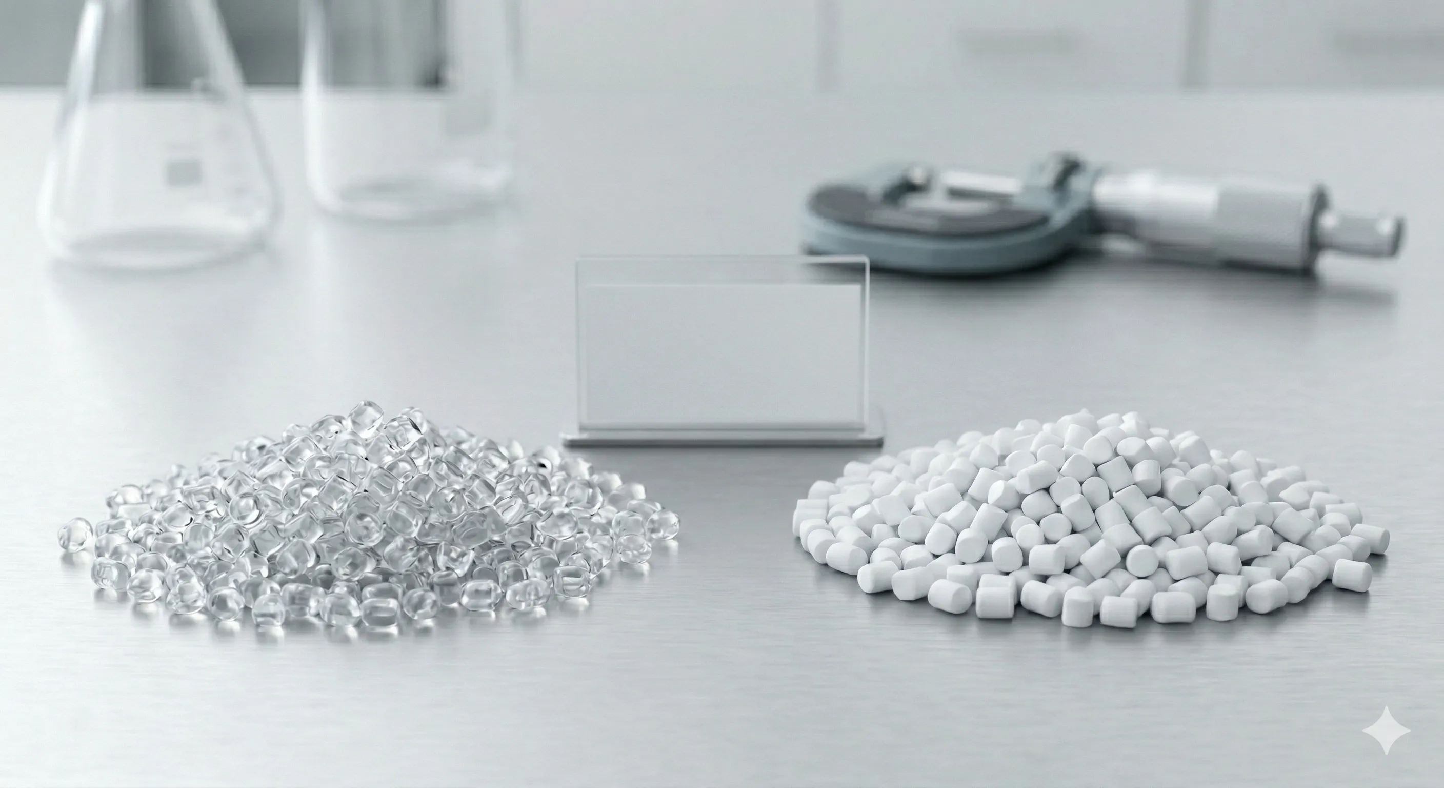 Pellets de resina virgen de Polipropileno y HDPE para fabricación de esferas plásticas